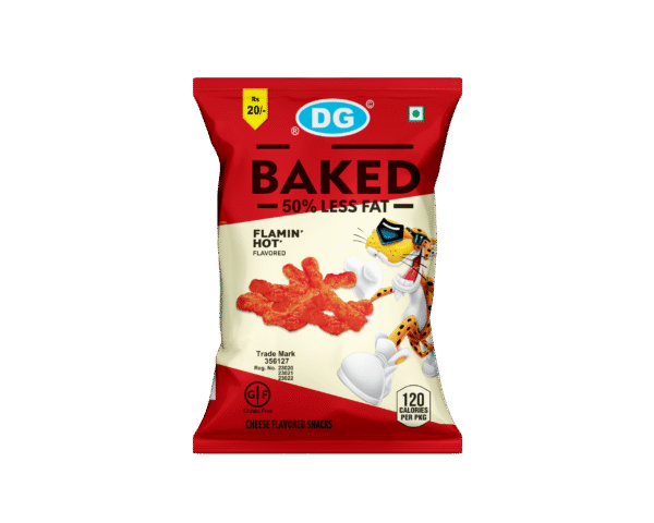 Baked Snacks – Flamin’ Hot Flavor (Rs. 20)